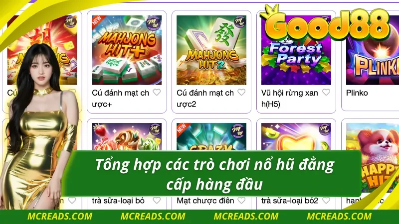 Điểm danh các tựa game slots chất lượng từ Nổ Hũ MW