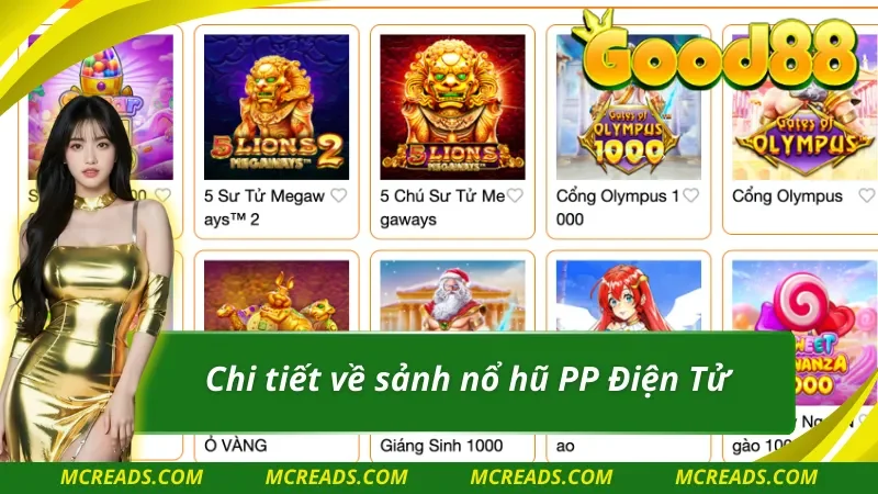 Nắm rõ về sảnh nổ hũ Nổ Hũ PP tại Good88