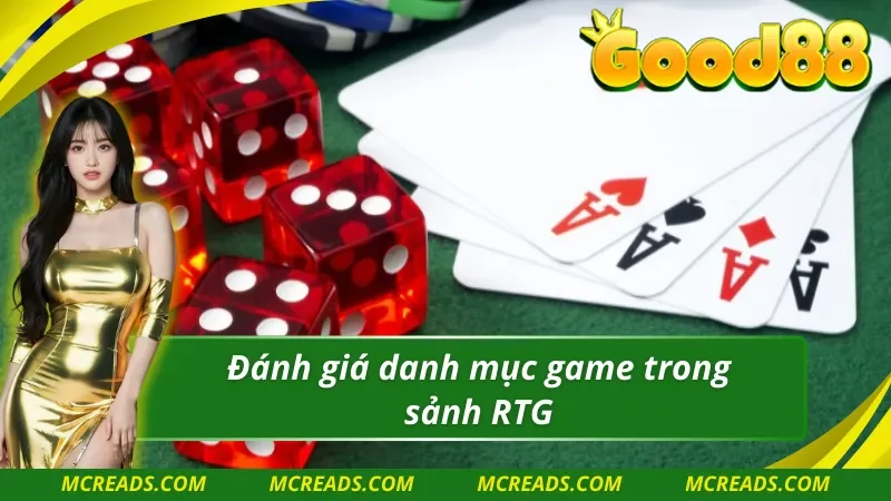 RTG Game Bài 3D với danh mục đa dạng mà chất lượng