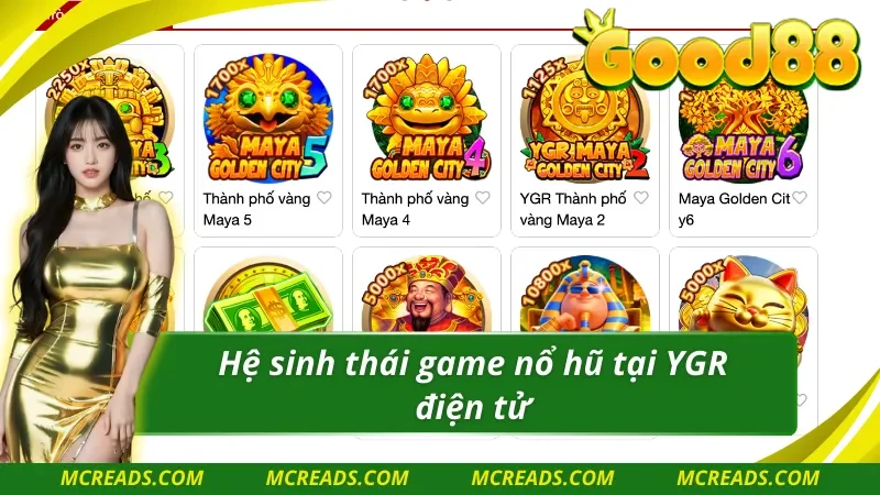 Kho tàng slot game phong phú của Nổ Hũ YGR